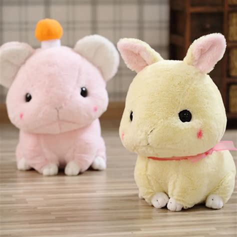 White Bunny Rabbit Plush Toy Kawaii Stuffed Animals For Children