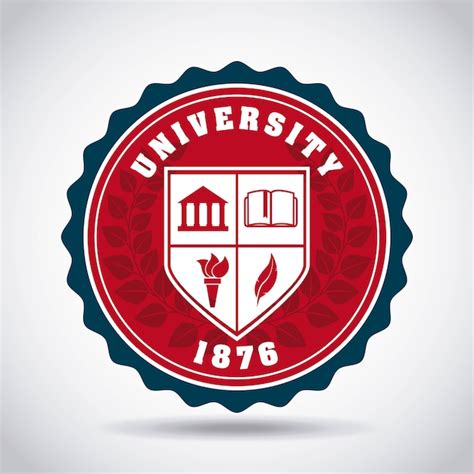 Premium Vector University Emblem Design