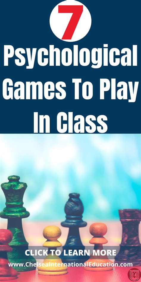 7 Psychological Games To Play In Class Teaching Psychology