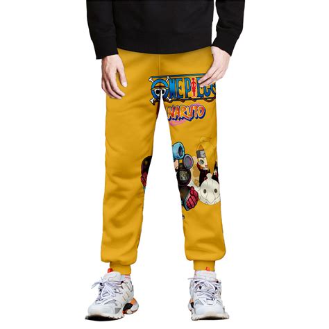 Naruto And One Piece Mix Anime Pants