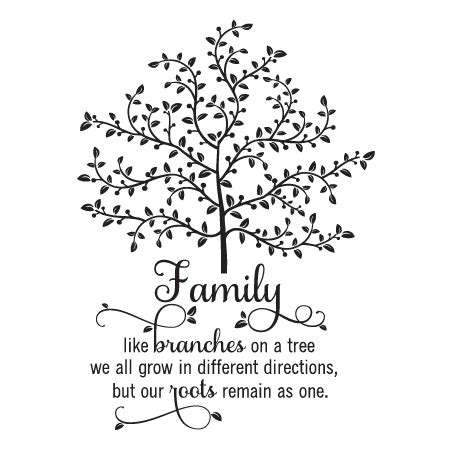 Family Tree Wall Quotes™ Decal  WallQuotes.com