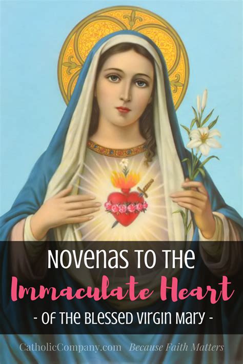Novena Prayers To The Immaculate Heart Of Mary The Catholic Company