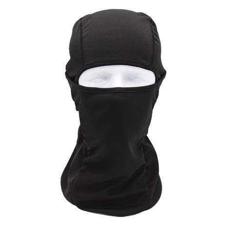 Peaoy Ski Mask Black Balaclava Full Face Mask Motorcycle Cycling Mask