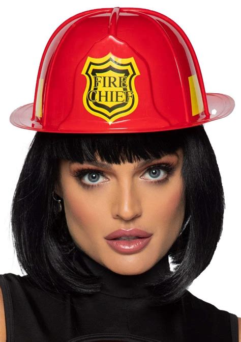 Fireman Hat Adult Unisex Firefighter Costumes Leg Avenue