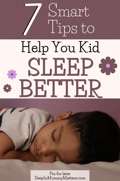 7 Tips To Help Your Child Sleep Better Mummy Matters Kids Sleep