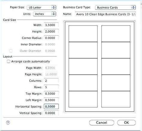 Avery Template 5871