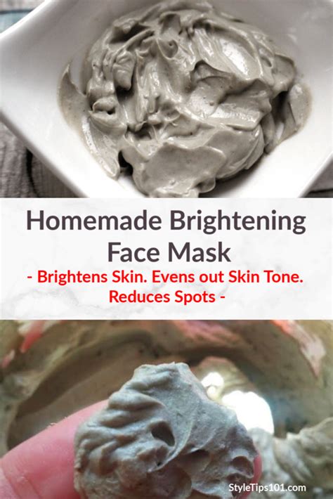 Homemade Brightening Face Mask