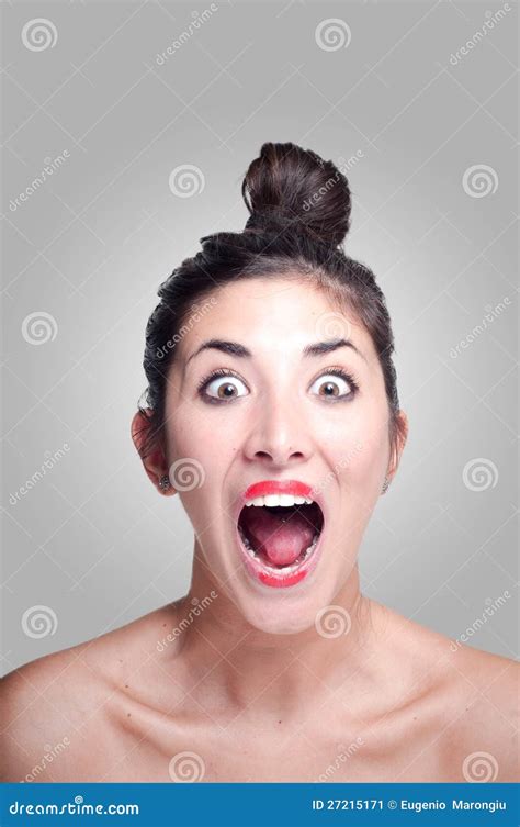 Beautiful Girl Screaming Stock Image Image Of Caucasian 27215171