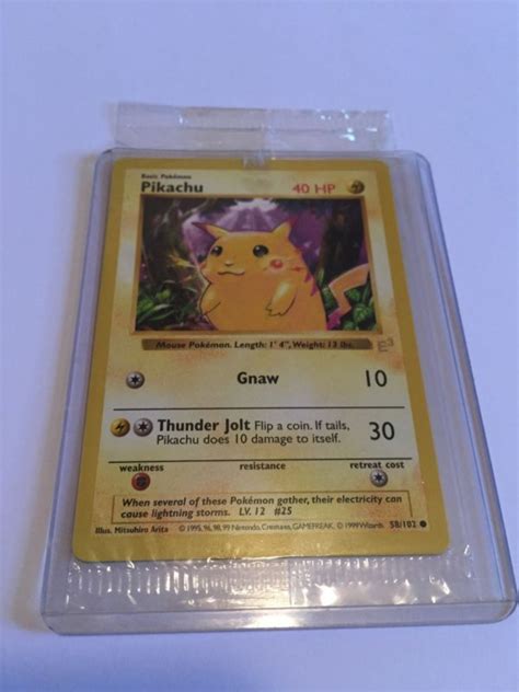 Its gigantamax power expanded, forming its supersized body and towering tail. Pikachu "Red Cheeks" E3 Card - Sealed | Trading cards game, Card game accessories, Pokemon cards