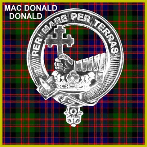 Macdonald Isles Clan Crest Scottish Cap Badge Cb02 Etsy