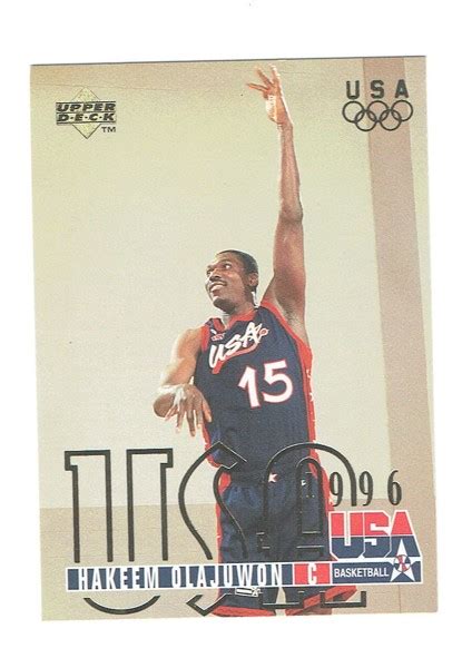 A unique take on ccg games that combines dice rolling mechnics from dungeon&dragons and basketball lore. Free: Hakeem OlaJuwon USA Dream Team Squad Center Upper Deck 1996 NBA Basketball Card #320 ...
