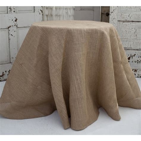 Browse And Shop For Round Burlap Tablecloth 132 Inch