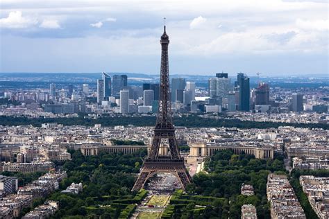 Eiffel Tower From Above Paris France Thomas Leplus Flickr