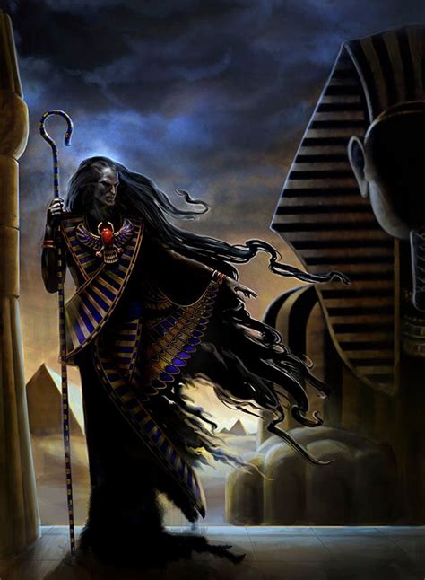 Fane Of The Black Pharaoh © 2017 Lee Moyer Egypt Concept Art Cthulhu Mythos Lovecraft Art