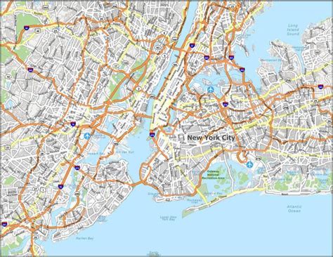 Map Of New York City Gis Geography
