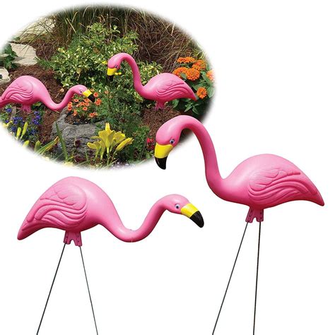 Bloem Pink Flamingo Garden Yard Statue 2 Pack G2