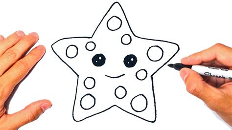 Como Dibujar Una Estrella Kawaii Súper Fácil
