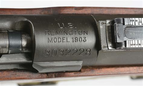 Lot Detail C Fine Wwii Remington Model 1903 A3 Bolt Action Rifle