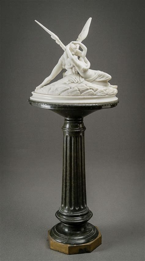 Lot After Antonio Canova Psyche Revived By Cupids Kiss Marble