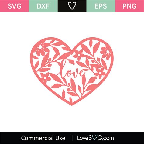 Svg File Heart Svg Files Love Svg Cut File Love And Heart Svg File For