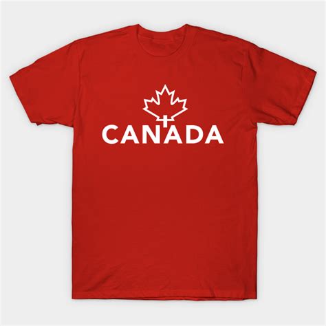 Canada With Maple Leaf Canada Day T Shirt Teepublic