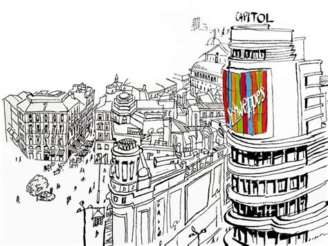 Madrid Jorge Arranz Dibujante Cuadros De Ciudades Tienda On Line