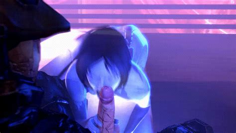 Rule 34 3d Animated Bent Over Cortana Fellatio Female