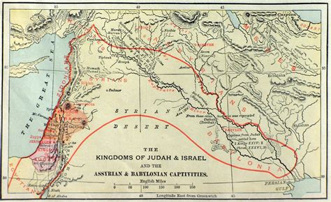 Map Of Assyria And Israel