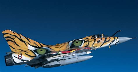 Wallpapernarium Increíble Vista De Un Avión De Combate Mirage 2000 C