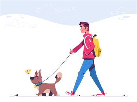 Dog Walking Animated 