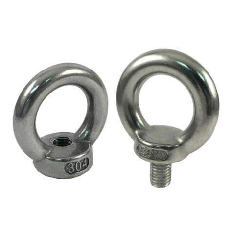 LIFTING EYE NUTS BOLTS A2 A4 STAINLESS STEEL M6 M8 M10 M12 M16 M20