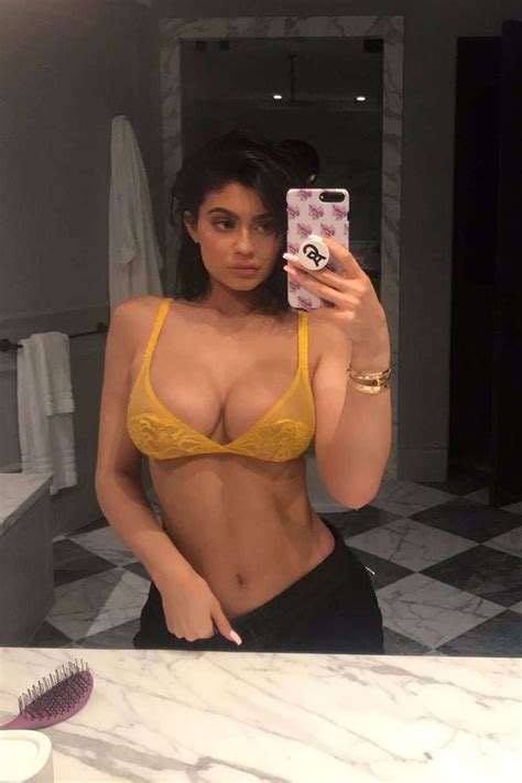 Kylie Jenner Shows Off Her New Lingerie On Twitter