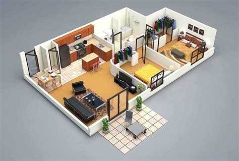 inspirasi denah rumah minimalis  lantai terfavorit