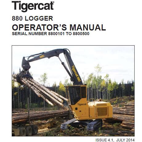 Tigercat Logger Operators Manual Service Repair Manuals Pdf