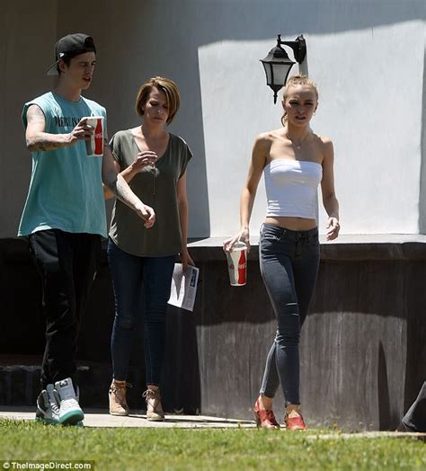 Lily Rose Depp And Beau Ash Stymest Go House Hunting In La As Johnny