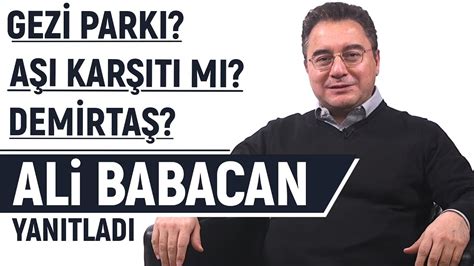 Ali Babacan Sosyal Medyadan Gelen Sorular Yan Tl Yor Lk Kez Sorulan