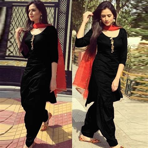 Black Salwar Suit Designs Patiala Suit Designs Patiyala Dress