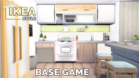 Tiny Ikea Style House Base Game Only Nocc The Sims 4 Stop Motion