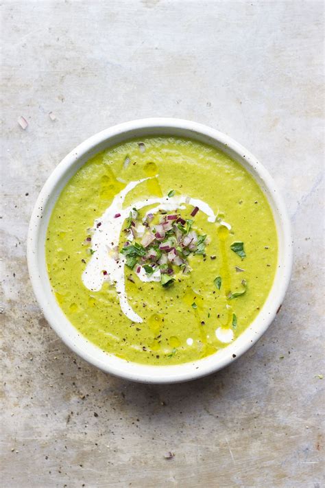 This Bright Hearty Creamy Broccoli White Bean Soup Is Naturally Vegan