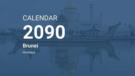 Year 2090 Calendar Brunei
