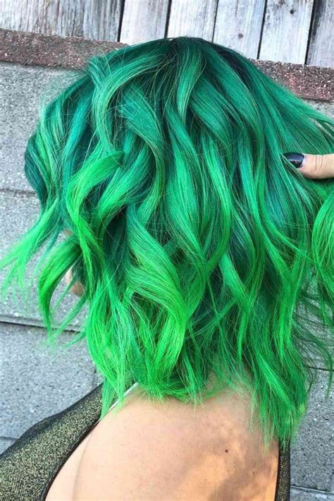 30 Sexy Green Hair Ideas To Try Love Hairstyles