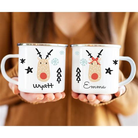 Kids Hot Cocoa Christmas Mug Childrens Hot Chocolate Cup Etsy Canada