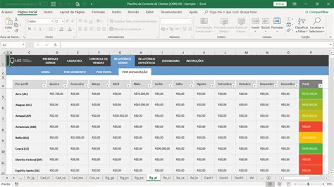 Planilha Para Cadastro De Clientes CRM 4 0 Em Excel LUZ Prime