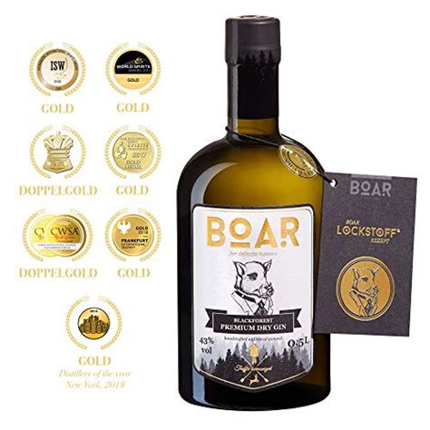 Boar Blackforest Premium Dry Ginboar Premium Dry Gingin Des Jahreshöchstprämierter Gin Der
