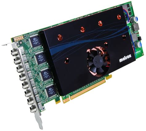 Matrox Announces Worlds First Single Slot Pcie X16 Octal Graphics Card