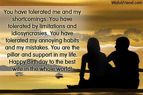 Happy birthday wishes to my love love & relationship. You have tolerated me and my, Birthday Wish For Wife