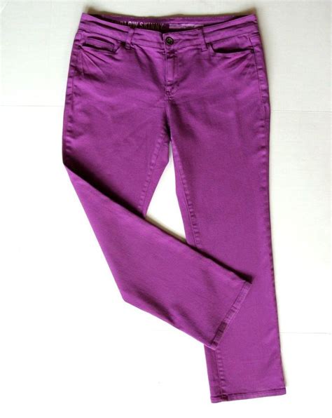 Dkny Purple Skinny Jeans 14p 14 P L Xl Petite Slimming Stretch Slim