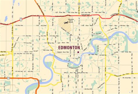 Edmonton Map And Edmonton Satellite Image
