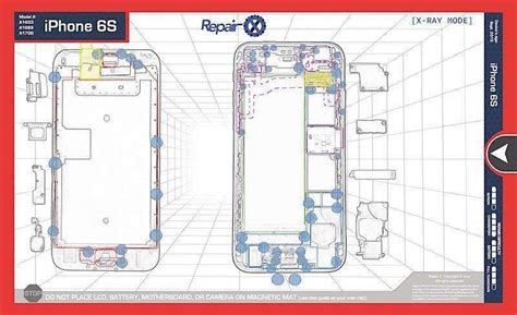 Iphone 6 replacement parts diagram with links. Repair X® Apple iPhone 6S repair guide magnetic screwmat