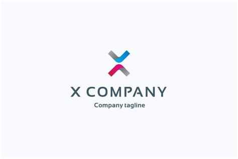 X Company Logo Logo Templates Creative Market